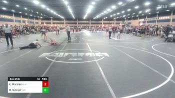 53 lbs Rr Rnd 4 - Kensey Morales, Blackcat WC vs Makayela Sawyer, Mat Demon WC