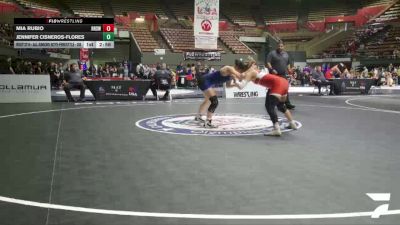 Quarters - Mia Rubio, Royal High School Wrestling vs Jennifer Cisneros-Flores