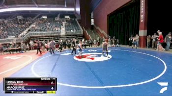 77 lbs Semifinal - Lindyn King, Casper Wrestling Club vs Marcos Ruiz, Top Of The Rock Wrestling Club