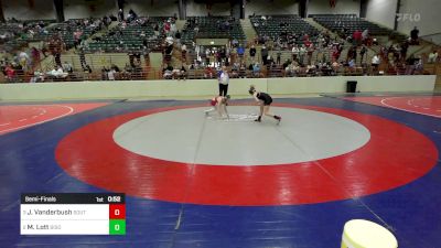 80 lbs Semifinal - Jeremiah Vanderbush, South Paulding Junior Spartans Wrestling Club vs Maisyn Lott, Bison Takedown Wrestling Club