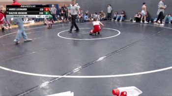90 lbs Quarterfinal - Dalton Regehr, Sandpoint Legacy Wrestling Club vs Jared Leonard, Cougar Club Wrestling