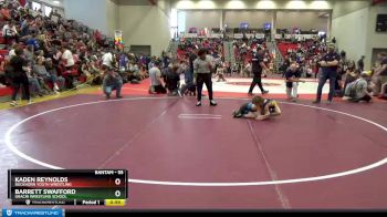 55 lbs Quarterfinal - Barrett Swafford, Gracin Wrestling School vs Kaden Reynolds, Buckhorn Youth Wrestling