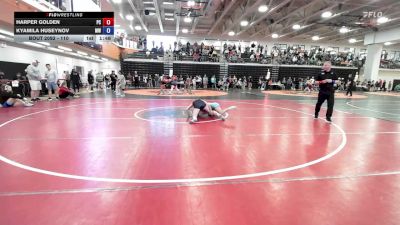 110 lbs 1st Place Match - Harper Golden, Platte County vs Kyamila Huseynov, MO West