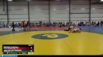 76 lbs Round 3 - Breckin Wittenburg, Iowa Black vs Bryson Chappell, NCWAY National Team