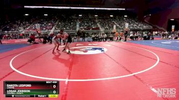 4A-144 lbs Quarterfinal - Dakota Ledford, Laramie vs Logan Johnson, Campbell County