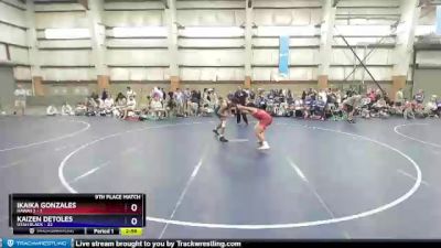 165 lbs Placement (16 Team) - Ikaika Gonzales, Hawaii 2 vs Kaizen DeToles, Utah Black