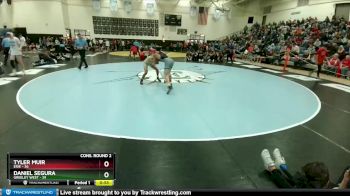 126 lbs Cons. Round 2 - Daniel Segura, Greeley West vs Tyler Muir, Erie