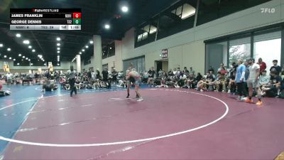 144 lbs Round 2 Champ & Wb (32 Team) - George Dennis, Team Shutt RJ vs James Franklin, North Shelby Regulators Red