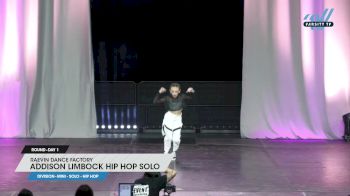 Raevin Dance Factory - Addison Limbock Hip Hop Solo [2023 Mini - Solo - Hip Hop Day 1] 2023 JAMfest Dance Super Nationals