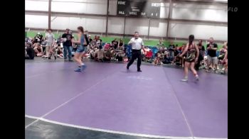 90 lbs Quarterfinals (8 Team) - Ava Ocampo, Beast Mode vs Easton Dadiomoff, Mayhem WC Black