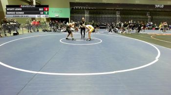 157 lbs Consi Of 8 #1 - Wyatt Lewis, Del Norte (CC) vs Sergio Gomez, St John Bosco