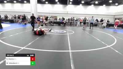 130 lbs Rr Rnd 2 - Spartan Koslov, Fl vs Walker Woodard, Ga