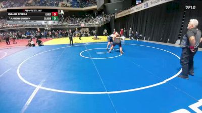 6A 285 lbs Cons. Round 1 - Aaron Brown, San Antonio Johnson vs Isaiah Rivera, Conroe Caney Creek