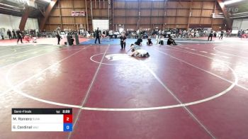 120A lbs Semifinal - Michael Romero, Sunkist Kids Monster Garage vs Gus Cardinal, Valiant College Prep