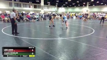 138 lbs Round 3 (16 Team) - Joey Kana, Ohio Titan Blue vs Kaden Wheeler, Florida Pitbulls