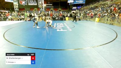 113 lbs Cons 64 #2 - William Shallenberger, UT vs Tyler Prinzo, GA