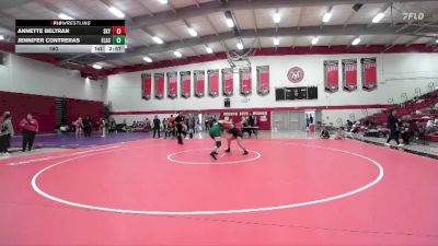 180 lbs Placement (4 Team) - Annette Beltran, Skyline College vs Jennifer Contreras, East Los Angles College