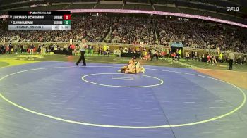 D1-113 lbs Champ. Round 1 - Gavin Lewis, Oxford HS vs Luciano Schembri, Livonia Franklin