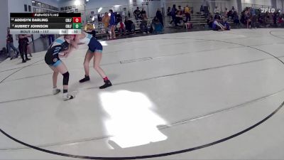 117 lbs Cons. Semi - Addisyn Darling, Yutan vs Aubrey Johnson, Beatrice