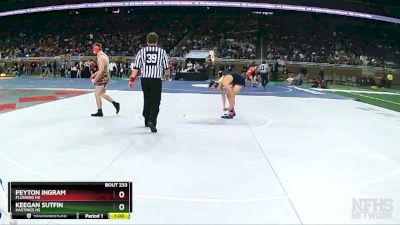 D1-144 lbs Cons. Round 2 - Peyton Ingram, Flushing HS vs Keegan Sutfin, Hastings HS