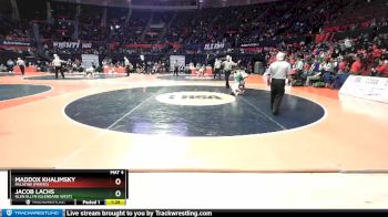 3A 138 lbs Cons. Round 2 - Jacob Lachs, Glen Ellyn (Glenbard West) vs Maddox Khalimsky, Palatine (Fremd)