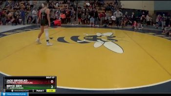 102 lbs Quarterfinal - Bryce Siem, St. James Cyclones vs Jack Grygelko, Centennial Youth Wrestling