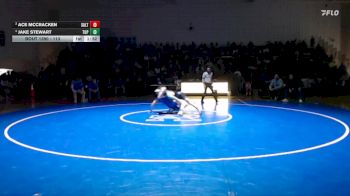 113 lbs 1st Place Match - Jake Stewart, Tupelo vs Ace McCracken, Saltillo High School
