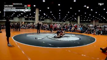 120 lbs Semis & 1st Wb (8 Team) - Madison Yates, ACE WC vs Layla Sikes, Stars WC