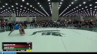 141 lbs Placement (4 Team) - Adrian Ayala, Lindsey Wilson (Ky.) vs Austin Kolvek, Ottawa