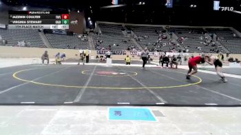 235 lbs 7th Place Match - Virginia Stewart, Caldwell County vs Jazzmin Coulter, Taylor County