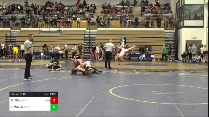 197 lbs Round Of 16 - Mac Stout, Pittsburgh vs Kael Wisler, Michigan State