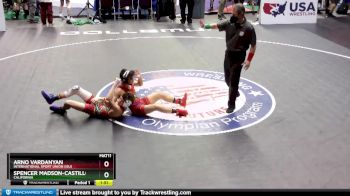 113 lbs Champ. Round 2 - Arno Vardanyan, International Sport Union (ISU) vs Spencer Madson-Castillo, California