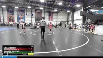 68 lbs Rd# 5- 3:45pm Friday Final Pool - Urijah Gomez, Aggression Legionaries vs Brayden Kuhlman, Westshore D.S