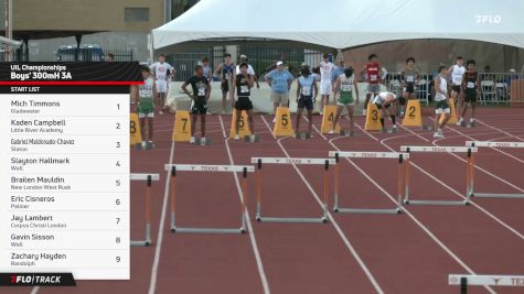 High School Boys' 300m Hurdles 3A, Finals 1