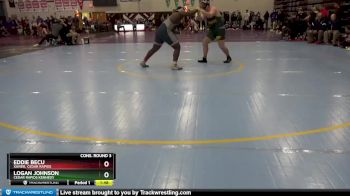 285 lbs Cons. Round 3 - Eddie Becu, Xavier, Cedar Rapids vs Logan Johnson, Cedar Rapids Kennedy
