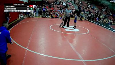 43-48 lbs Round 3 - Ethan Hartz, Hempfield vs Carson Himes, Southmoreland