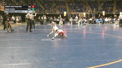 55 lbs Quarterfinal - Jordy Strittmatter, Bishop McCort vs Evan Yutko, Mahanoy Area