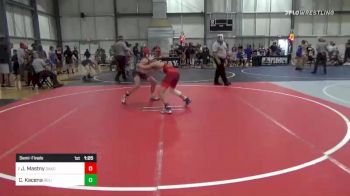 109 lbs Semifinal - Jimmy Mastny, Dakota Wrestling Club vs Colin Kacena, Bolingbrook