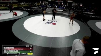 113 lbs Cons. Round 2 - Jacob Lopez, Will C Wood High School Wrestling vs Diego Rodriguez, Alisal High School Wrestling