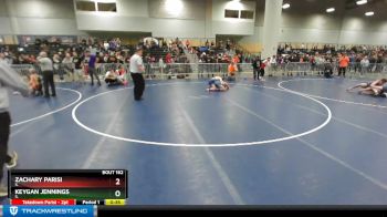 120 lbs Cons. Round 2 - Keygan Jennings, IL vs Zachary Parisi, IL