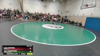 106 lbs Cons. Semi - Sam Mortensen, Thunder Ridge vs Liam Winters, Riverton