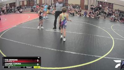 47 lbs Semis & 1st Wrestleback (8 Team) - Tye Simmons, Alpha Elite vs Cooper Corona, Team Gotcha