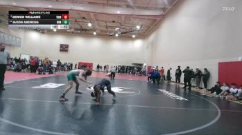 120 lbs Champ. Round 2 - Derion Williams, Trinity vs Jaxon Aberegg, Barnesville