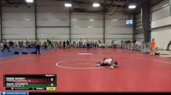 80 lbs Round 3 - Eddie Woody, Agression Legionaries vs Isaac Cicchetti, Maryland BLACK