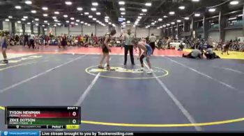130 lbs Round 2 - Tyson Newman, Midwest Maniacs vs Zeke Dotson, Morris Fitness