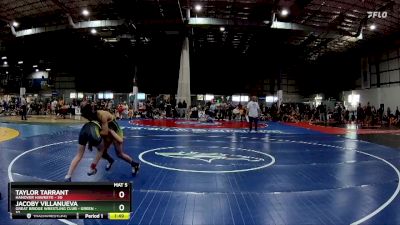 80 lbs Semifinals (4 Team) - Jacoby Villanueva, GREAT BRIDGE WRESTLING CLUB - GREEN vs Taylor Tarrant, HANOVER HAWKEYE