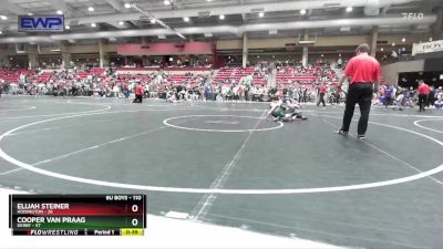 110 lbs Round 3 - Elijah Steiner, Hoisington vs Cooper Van Praag, Derby