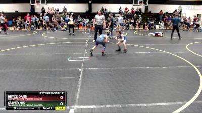 61 lbs Round 2 - Oliver Nix, Spartanburg Wrestling Academy vs Bryce Dann, Palmetto State Wrestling Acade