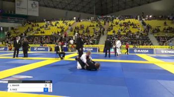 LAURA BAKER vs SARAH RICE 2018 World IBJJF Jiu-Jitsu Championship