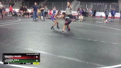 G-92 lbs Finals (2 Team) - Layonna Avila, 14U Indiana vs Mikayela Valdez, 14U Texas